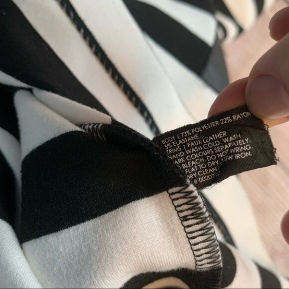 Club Monaco Haley Striped Shift Dress Size 6 - Picture 6 of 10